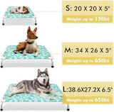 Elevated Dog Bed Pet cot - Pet Bed for Medium Dogs | Elevated Pet Bed for Indoor and Outdoor Use for Medium Pets