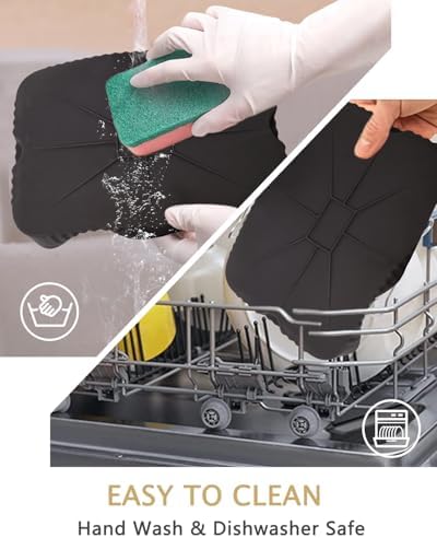 Air Fryer Silicone Liners for Ninja FG551/DG551 Foodi Smart XL 6-in-1 Grill, Rectangle Reusable Airfryer Pot Basket Insert Replacement Tray | Non-stick | Easy Cleaning | Food-Grade Safe | Gray