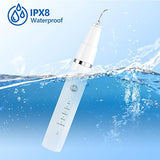 Dog Plaque Remover for Teeth，Pet Ultrasonic Tooth Cleaner，Teeth Cleaning Kit -Tartar Remover for Teeth Stains for Dogs and Cats (White)