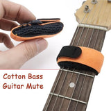 3pcs Bass Guitar String Mute Damper, Cotton Bass Guitar Fret Mute, Adjustable Guitar String Dampener, Bass Guitar Accessories
