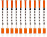 1ML Syring with 27Ga 1/2 (Sterile Disposable Injection Needl with Cap for Animal, Pet, Poultry and Industrial laboratory Accessories (1ML Syring with 27G 1/2 needl Individual Packaging