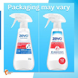 Zevo Instant Action Multi-Insect gets Ride Ants, roaches and More, Indoor Outdoor Use, Bio-Selective Pet People Friendly Safe + Venancio’sFridge Sticker & Sticky Fruit Trap (Zevo 12oz - Pack of 2)