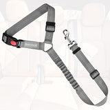 BWOGUE Pet Dog Cat Seat Belts, Car Headrest Restraint Adjustable Safety Leads Vehicle Seatbelt Harness (1 Pack)