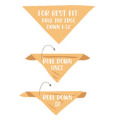 Official Baby Security Dog Bandana Pregnancy Announcement Creamy Oatmeal (Large)