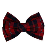 Multi Layers School Uniform Plaid Bow for Girls/Plaid button on Center/Back to School/School Uniform Accessories/Alligator Clip (Plaid 65, Heart Shape Plaid Button)