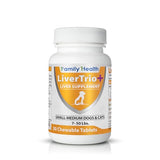LiverTrio+ Comprehensive Liver Support Supplement for Smaller Dogs. Flavorful Chewable Tablets Combining Same, SPC, Silybin A+B, + Glutathione 30Ct (Small - Medium)
