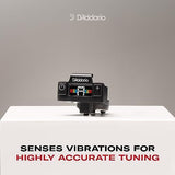 D'Addario Accessories Guitar Tuner - NS Micro Soundhole Tuner - Fits in Guitar Sound Hole - For Acoustic Guitars, Ukuleles - Non Marring Sound Hole Clip - Quick & Accurate Tuning