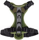 Wilderdog Lightweight Dog Harness with Reflective Straps - Large - Olive