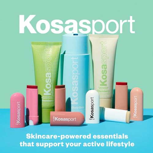 Kosas Chemistry Deodorant - Aluminium and Baking Soda Free + BO-Fighting AHA Serum that Exfoliates, Softens, and Nourishes the Skin, (Fragrance Free)