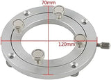 Microscope Accessories Kit 360 Degree Rotating Moving Platform Microscope, Clamp Plate Jig Working Table Microscope Slides