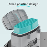 16 Cat Water Fountain Filters, Suitable for FOFNON Dog Water Fountain and 3.2L FOFNON Wired Cat Water Fountain, Including 8Pieces of Filters + 8Pieces Sponges, Not for Wireless Cat Fountain