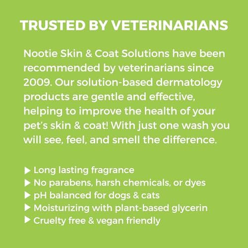 Nootie Aloe&Oatmeal Pet Shampoo for Sensitive Skin-Long lasting Cucumber Melon Shampoo-Helps Relieve Dry Itchy Skin for Dogs&Cat-Natural Ingredient-Soap Paraben&Sulfate Free-Cleans Conditions-1 Gallon
