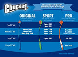 Chuckit! Glow in the Dark Bouncy Balls - Ball for Dogs, Chuckit Dog Toy, Max Glow Balls - Medium, 2.5 Inch Pack of 2