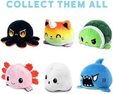 TeeTurtle - The Original Reversible Turtle Plushie - Green - Cute Sensory Fidget Stuffed Animals That Show Your Mood 4 inch