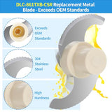 Food Processor Blade, Compatible with Cuisinart Food Processor DLC-8 Replacement Blade, DLC-861TXB-CSR Blade Replacement Parts for 11-Cup Food Processor, Fits Models DFP-11, DLC-2011, and More