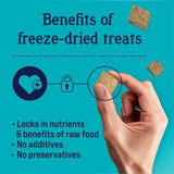 Stewart Single Ingredient Freeze Dried Raw Dog Treats (Beef Liver 21 Ounce + Supper Sprinkles 2.5 Ounce), High Protein, Training Treats or Meal Topper