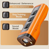 2 Pack Dog Bark Deterrent Deters，Barks no More Dog Training Device(Own Or Neighbour'S Dog), Long Range Ultrasonic 50ft, Alternative to Painful Dog Training Collars and Bark Collars