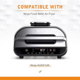 Aieve 100Pcs Disposable Air Fryer Liners Grill Liner compatible with Ninja Grill XL Air Fryer FG551, Non-Stick Air Fryer Accessories