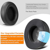 SOULWIT Cooling Gel Ear Pads Replacement for Corsair Virtuoso RGB Wireless XT SE Gaming Headset, Earpads Cushions with High-Density Noise Isolation Foam, Added Thickness - Black