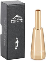 EASTROCK Trumpet Mouthpiece1.5C Trumpet Mouthpiece Brass Heavy Bullet Shape Instrument Accessories GOLD