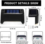 K.E.J. Solar Pool Side Lights Color Changing Solar Deck Lights Outdoor LED Step Light Waterproof Pool Accessories Decor for Stairs Fence Yard Driveway Pathway Yard Backyard Garden (16)