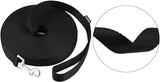 AMAGOOD Dog/Puppy Obedience Recall Training Agility Lead-15 ft 20 ft 30 ft 50 ft Long Leash-for Dog Training,Tie Out,Play,Safety,Camping (20Feet x 1Inch, Black)