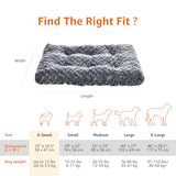 Amazon Basics Washable Cat and Dog Bed and Crate Pad, Indoor, Easy to Clean, 23" x 18" x 2.5", Gray
