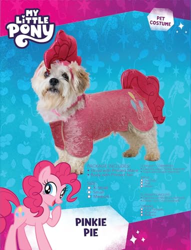 My Little Pony: Pinkie Pie Pet Costume, X-Small for Teacup Sized Dogs