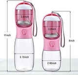 Dog Water Bottle with Food Container, Travel Puppy Water Bowl, Portable Pet Dispenser, Dog Stuff Accessories Items, Puppy Essentials Necessities for Yorkie Chihuahua Cat Walking and Hiking