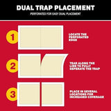 Catchmaster Crawling Insect Trap XL Giant Glue Traps 20-PK, Adhesive Bug Catcher, Spider, Cricket, Ant & Roach Traps for Home, Bulk Insect Killer Glue Boards for House & Garage, Pet Safe Pest Control