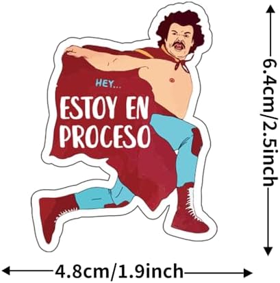Mexican Hardhat Sticker Set - Funny Stickers Pack for Tools, Helmets, Water Bottles - Great for Men, Adults, Ironworkers, Linemen, Oilfield Workers, Electricians