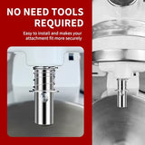 2Pack Stainless Steel Mixer Knob Thumb Screw Attachment and 4Pack Stainless Steel Spring and Washer Kit Compatible with Kitchenaid Mixer Parts Accessories