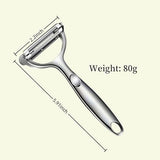 Multifunction Vegetable Y-Peeler, 1Pack Classic Stainless Steel Carrot Peeler Kitchen Tool (2-in-1)