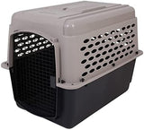 Petmate Vari Dog Kennel - Portable Dog Carriers & Crates for Large Dogs, Airline-Friendly, Durable Plastic, Pet Carrier For Home and Travel, 36 Inches, Taupe and Black, With Travel Kit