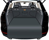 Alfheim Car Boot Liner Protector - Nonslip Waterproof Pet Dog Back Seat Cover - Durable Washable Cargo Cover Mat Travel, Universal for Medium Small Car SUV (Grey)