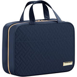 HOTOR Travel Toiletry Bag - Toiletry Bag w/Hanging Hook - Spacious Toiletry Bag for Women & Men, Makeup Bag/Big Comparment, Waterproof for Travel Accessories, Travel Essentials, Medium, Navy Blue