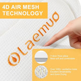 Bath Pillow Luxury Bathtub Pillow, Comfortable Bath Tub Pillows for Tub Head Neck Back Support, Shower Pillows for Tub, Bath Tub Pillow Headrest with Strong Suction Cups, Spa Accessories-White