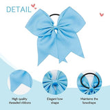 Cheer Bows, Pink Cheer Bows, Blue Cheer Bow, Cheerleading Bows, Cheer Bows for Cheerleaders, 4 Pcs 8 Inch Bow Hair Accessories, Cheerleader Bow, Cheerleader Gifts for Women