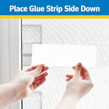 Raid Window Fly Trap 6 Pack, Fruit Fly Traps for Indoors, Disposable Bug Catcher, Paper Sticky Strips, Insect Glue Trap for Home, Kitchen, & Garage