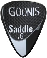 Goonis Saddle Guitar Picks | 0.8 | Guitar Picks For Acoustic & Electric Guitars | Bass Picks | Unique Saddle Design For Better Grip | Guitar & Bass Accessories