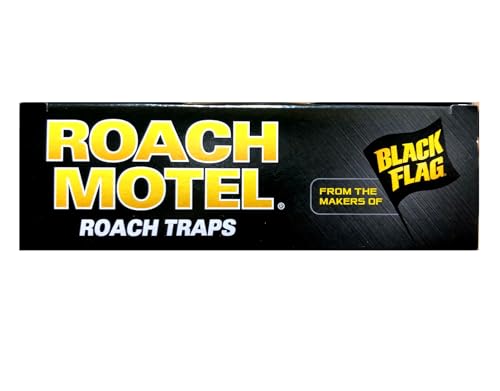 Black Flag Roach Motel Insect Trap(2 Packs 4 Traps)
