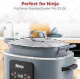 Goldlion Silicone Pot Handle Cover Compatible with Ninja Crockpot Slow Cooker - Heat-Resistant Handle Sleeve, Holder, Grip Accessories for Ninja Foodi Possiblecooker Pro, 4 Pack