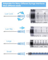 23 Gauge 1 Inch/25MM Luer Lock Needle Pack of 100 for Industrial Accessories Supplies, Individually Packaged