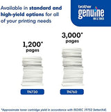Brother Genuine Standard Yield Toner Cartridge, TN730, Replacement Black Toner, Page Yield Up To 1,200 Pages, Amazon Dash Replenishment Cartridge,1 Pack