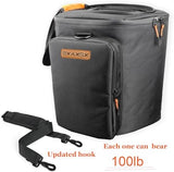 Shoulder Bag Carry Case for Bose S1 Pro+ Portable Bluetooth Speaker PA System and Microphones, Transmitters, Tablet, Power Cord Accessories