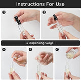 Segbeauty Perfume Atomizer Travel, 10pcs Portable Mini Refillable Perfume Bottles Kits, 10ML Scent Pump Case Empty Glass Toiletries Supplies Containers Travel Size Spray Bottles Accessories Set Clear