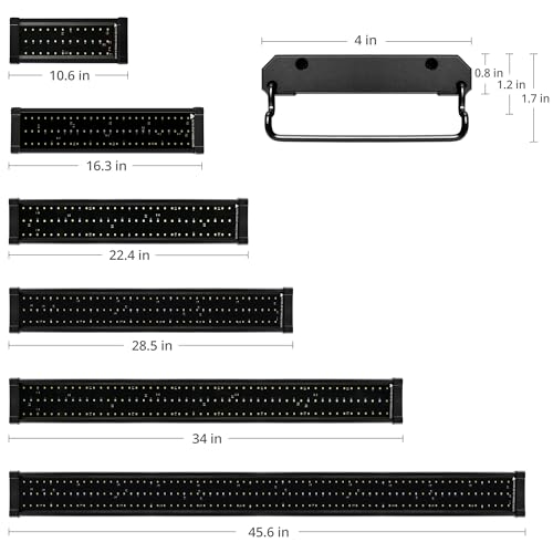 NICREW ClassicLED Plus LED Aquarium Light with Timer, 21 Watts, for 30 to 36 Inch Fish Tank Light, Daylight and Moonlight Cycle, Brightness Adjustable