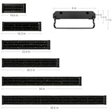 NICREW ClassicLED Plus LED Aquarium Light with Timer, 21 Watts, for 30 to 36 Inch Fish Tank Light, Daylight and Moonlight Cycle, Brightness Adjustable