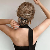 5 Pieces Stretchy Magic Hair Comb Adjustable Elastic Comb Hair Clip for Women Girls No Crease Hair Pins Vintage Hair Bun Maker Hair Accessories for Curly Thick Wavy Hair Ponytail