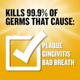 Listerine Original Antiseptic Oral Care Mouthwash to Kill 99% of Germs That Cause Bad Breath, Plaque and Gingivitis, ADA-Accepted Mouthwash, Original Flavored Oral Rinse, Twin Pack, 2 x 1 L